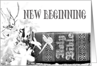 NEW BEGINNING card