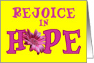 Rejoice In Hope card