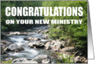 Congratulations On Your New Ministry card