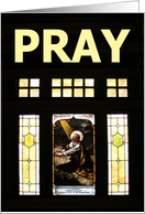 PRAY card
