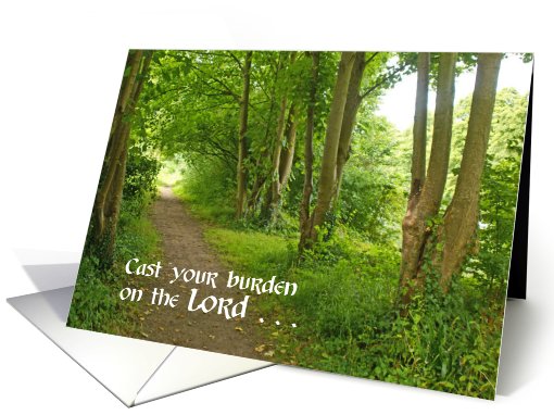 Cast Your Burden On The Lord
 card (557674)