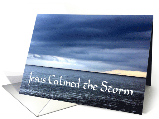 Jesus Calmed The Storm
 card (577472)