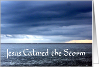 Jesus Calmed The...