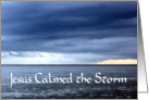 Jesus Calmed The Storm card