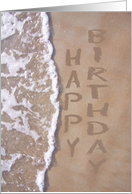 HAPPY BIRTHDAY card