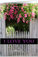 I Love You card