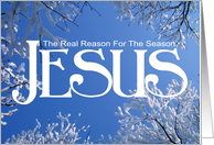 Jesus The Real Reason For The Season card