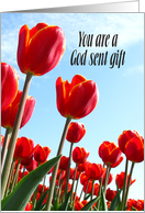 You Are A God Sent Gift card