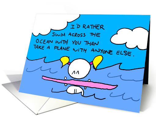 Swim Across the Ocean card (553527)