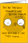 Friendship Valentine’s Day --- Cookies card