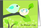 Bird and Nest Mother’s Day card