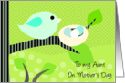 Mother’s Day for Aunt - Bird & Nest card
