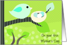First Mother’s Day Bird & Nest card