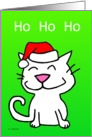 Happy Holiday Cat card