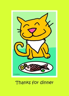 Thank you for dinner...