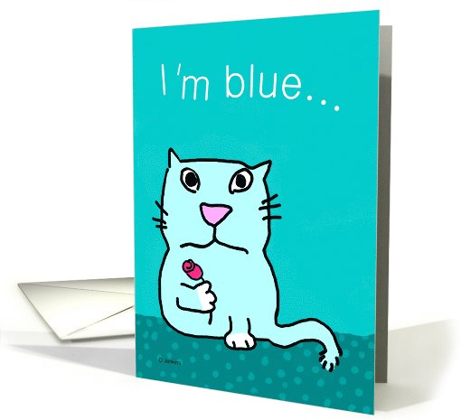 Missing You Cat card (537592)