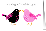 A Friend Like You - Birds card