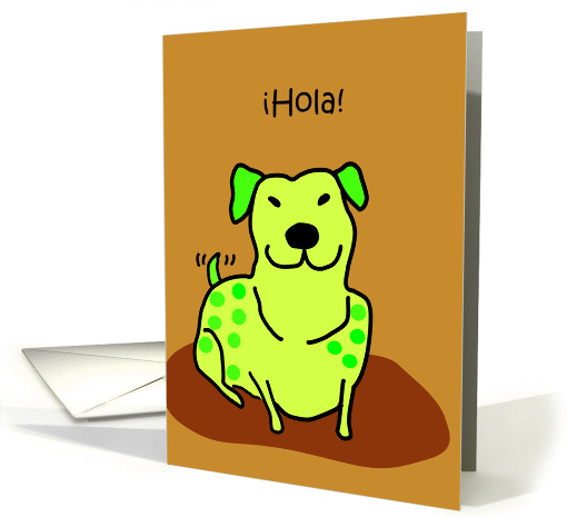Happy Dog - Hola! card (581273)