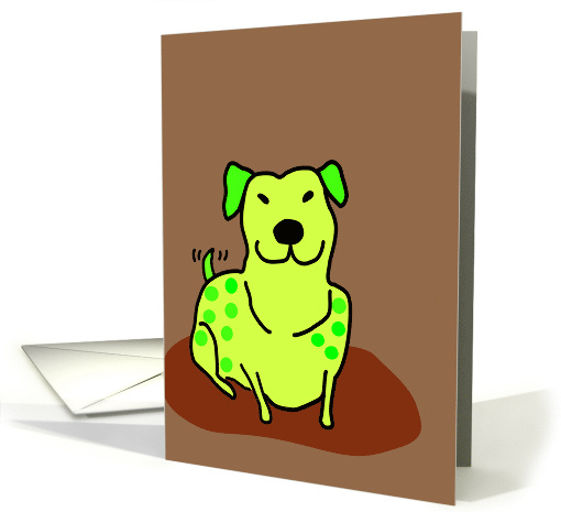 Tail-Wagging Dog card (581292)