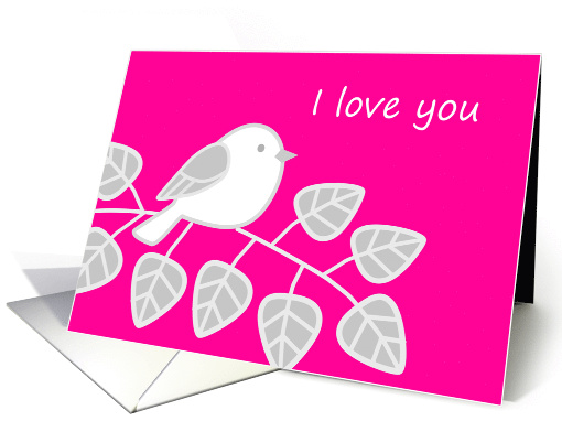 I Love You Bird card (659218)