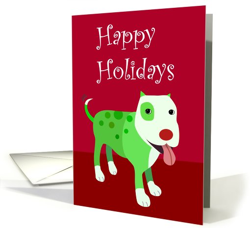 Cute Holiday Dog card (686298)
