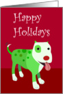 Cute Holiday Dog card