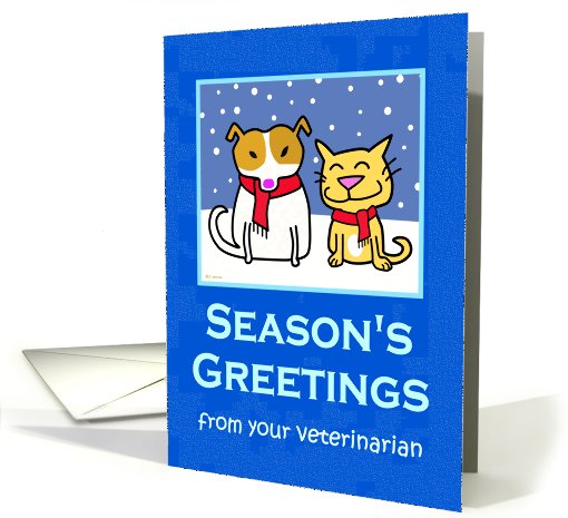 Holiday from Veterinarian card (689715)