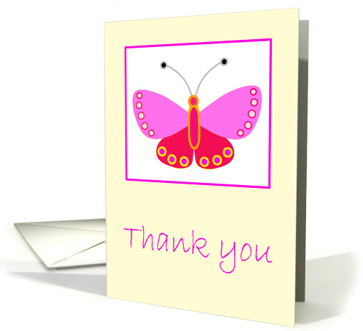 Butterfly Thank You card (697003)