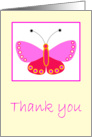 Butterfly Thank You card