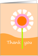 Thank you card with...