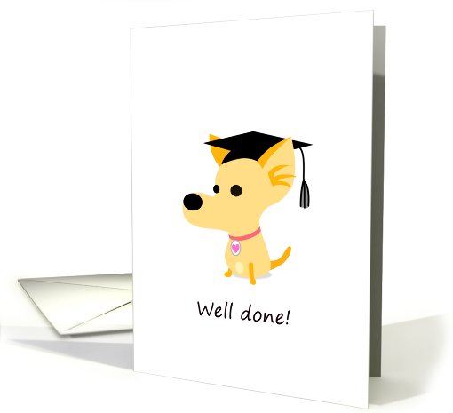Congratulations Graduate - Cute Little Dog card (807814)