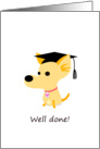 Congratulations Graduate - Cute Little Dog card
