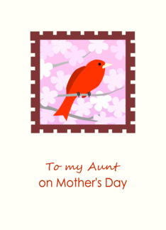 Mother's Day to Aunt...