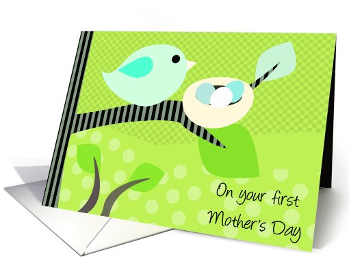 First Mother's Day Bird & Nest card (962381)