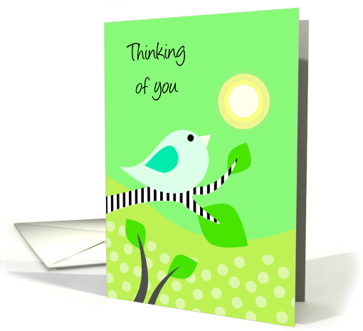 Thinking of You Blue Bird card (970987)