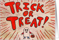 Trick Or Treat card