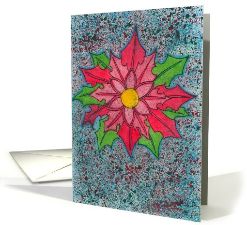 Chrismas Poinsettia card (507341)
