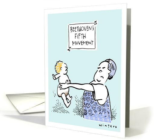 Beethoven Baby card (499095)