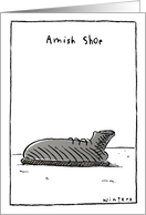 Missing You Amish Shoe card