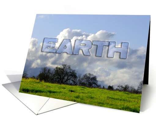 Earth Day Landscape card (599221)