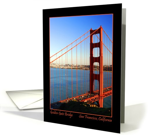 Golden Gate Bridge card (602667)