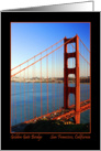 Golden Gate Bridge card