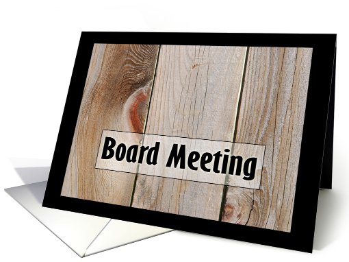 Business Annoucement, Board Meeting card (603302)