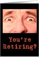 Retirement Shock card