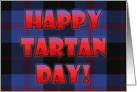 Tartan Day Scottish Plaid card