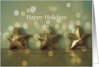 Happy Holidays- Shimmering Stars card