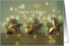 Happy Holidays- Shimmering Stars card