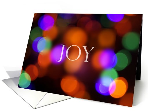 Joy At Christmas card (731177)