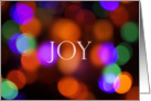 Joy At Christmas card