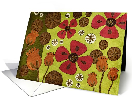 Poppies-Any Occasion card (744956)